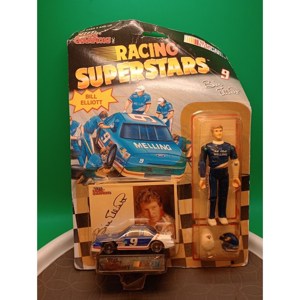 1991 Racing Champions Racing Superstars NASCAR Action Figure #9 Bill Elliot